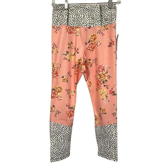 Nanette Lepore Play Garden Party Floral Print Compression Capri Pants Sz S  NEW - Picture 1 of 7